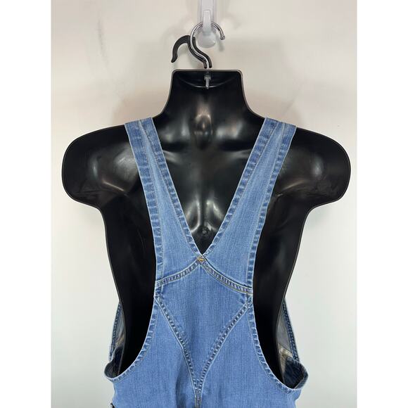 Carhartt Double Knee Denim Overalls Carpenter Workwear Utility Size 42x30 - Picture 16 of 16